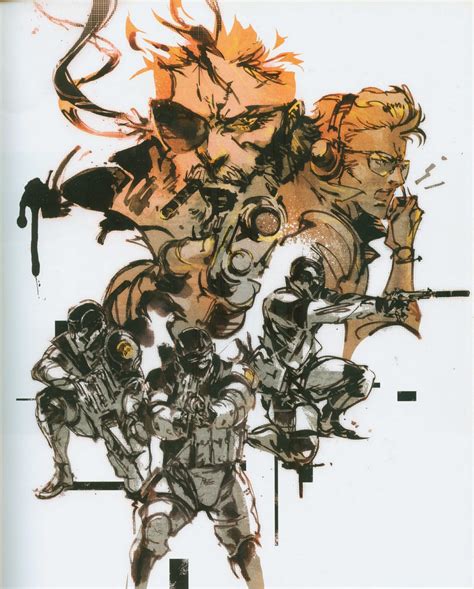 metal gear sold 3 box art|yoji shinkawa metal gear solid.